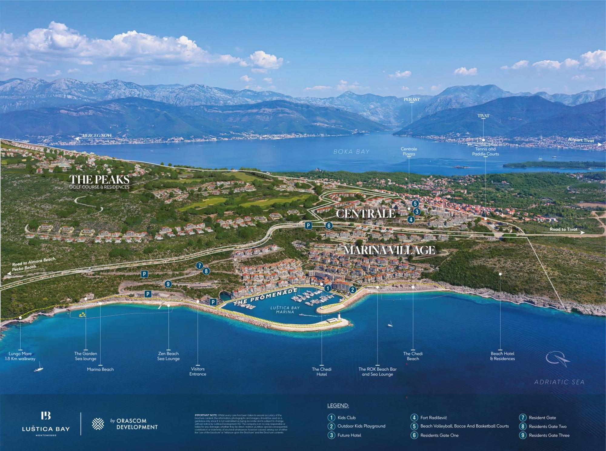 Apartmán Lustica Bay Tivat Exteriér fotografie